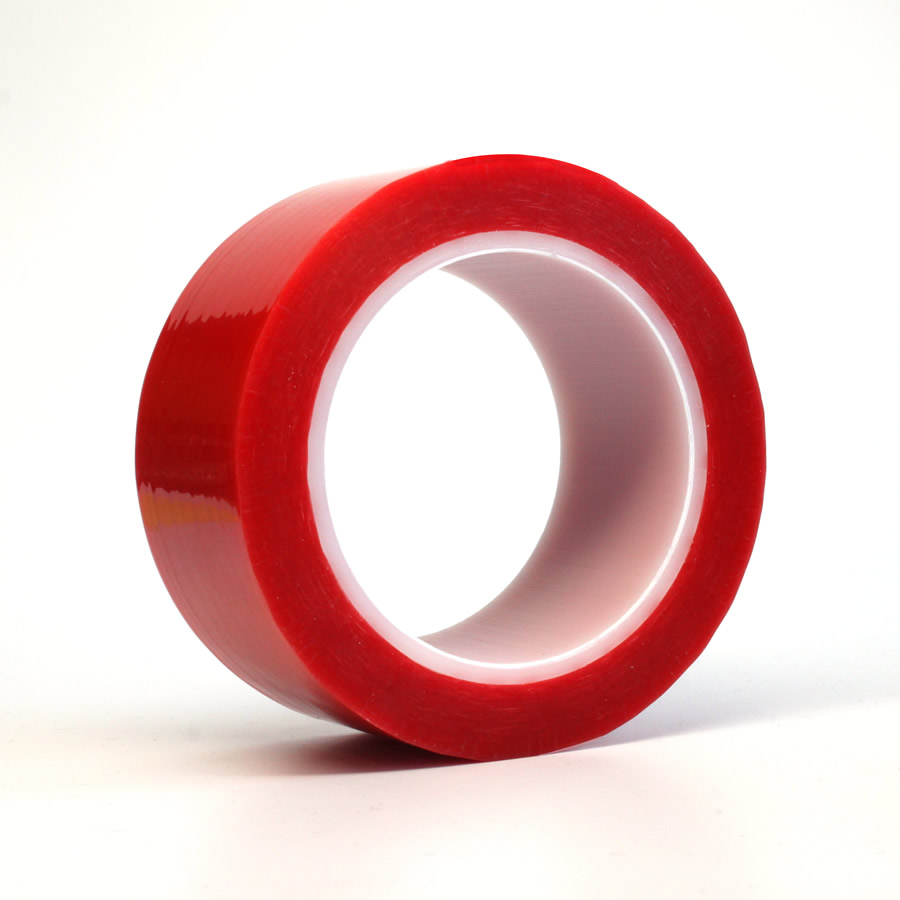 Polyester Tape Red Flame Retardant - Rubber